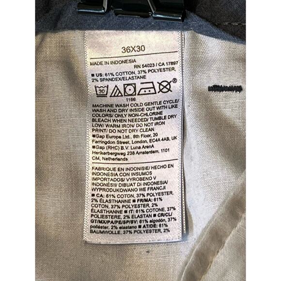 2 Pair Old Navy Ultimate Straight Flex Pants 36x30 Gray &‎ Dark Gray Bundle - Picture 14 of 16